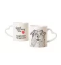 Australischer Schaferhund, Australian Shepherd - Tasse mit Hund, entzückende Tasse mit herzförmigem Henkel, universelles Geschenk der Marke Art-Dog