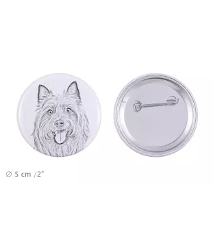 Terrier australien - badge avec votre chien, ajoutez votre propre photo, marque Art-Dog
