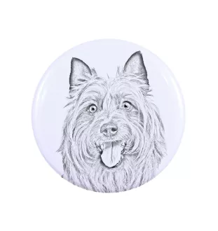 Australian Terrier - Anstecknadel mit Ihrem Hund, fügen Sie Ihr eigenes Foto hinzu, Marke Art-Dog