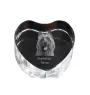 Australian Terrier, Aussie - a photo of a dog in crystal, crystal heart, unique photo frame from the Art-Dog brand