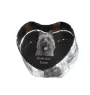 Australian Terrier, Aussie - a photo of a dog in crystal, crystal heart, unique photo frame from the Art-Dog brand