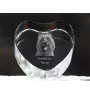Australian Terrier, Aussie - a photo of a dog in crystal, crystal heart, unique photo frame from the Art-Dog brand