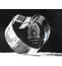 Australian Terrier, Aussie - a photo of a dog in crystal, crystal heart, unique photo frame from the Art-Dog brand
