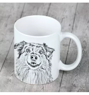 Australischer Schaferhund, Australian Shepherd - Tasse mit Hund, entzückende Tasse mit Grafik, Geschenk mit Ihrem Foto von der Marke Art-Dog