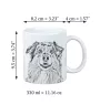 Australian Shepherd - cup with a dog, cheerful cup for a dog lover, personalized gift from the Art-Dog brand