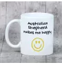 Berger Australien - tasse avec chien, une tasse joyeuse pour les amoureux des chiens, un cadeau personnalisé de la marque Art-Dog