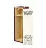 Australischer Schaferhund, Australian Shepherd - Weinbox mit Hund, Alkoholbox mit Grafik, personalisierte Geschenkbox der Marke Art-Dog