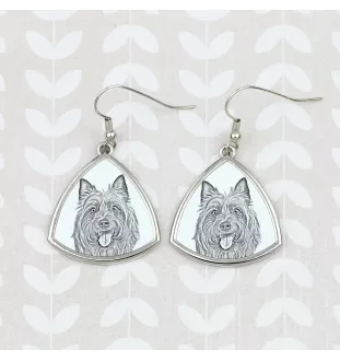 Australian Terrier, Aussie - dog earrings, hanging earrings with a picture, personalized jewelry with Art-Dog brand print