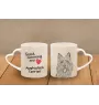 Australian Terrier, Aussie - cup with a dog, adorable cup with a heart-shaped handle, universal gift from the Art-Dog brand