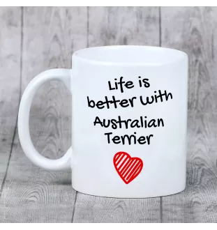 Terrier australien - tasse avec chien, tasse avec photo, cadeau personnalisé de la marque Art-Dog