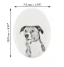 Pinscher autrichien - une plaque commémorative avec une photo de chien, une plaque funéraire avec une impression, une plaque ovale personnalisée de la marque Art-Dog