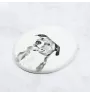 Austrian Pinscher, Österreichischer Pinscher - commemorative plaque with a photo of a dog, tombstone with a print, personalized oval plaque from the Art-Dog brand