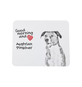 Pinscher autrichien - tapis de souris personnalisé avec impression, tapis de souris personnalisé avec chien, accessoire unique pour employé de bureau de la marque Art-Dog
