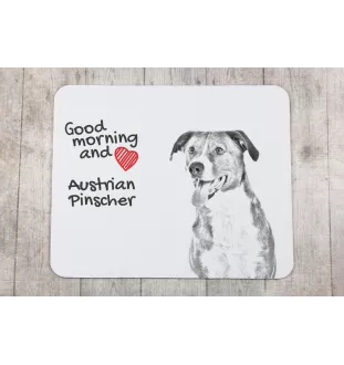 Pinscher autrichien - tapis de souris personnalisé avec impression, tapis de souris personnalisé avec chien, accessoire unique pour employé de bureau de la marque Art-Dog