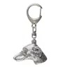Azawakh - Versilberter Schlüsselanhänger mit Hund, Handtaschen-Dekoration, Rucksack-Anhänger der Marke Art-Dog