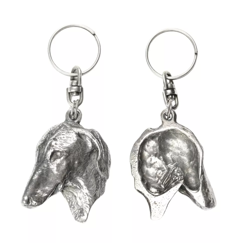 Azawakh, Azawagh II - Pendentif chien argenté, décoration de sac à main, pendentif sac à dos par la marque Art-Dog