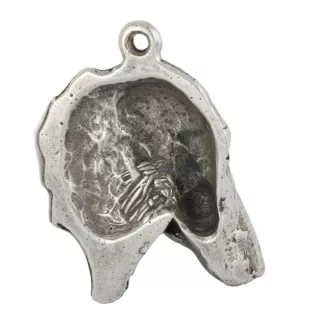 Azawakh II - Versilberte Hund Anhänger, Handtasche Dekoration, Rucksack-Anhänger von Art-Dog Marke