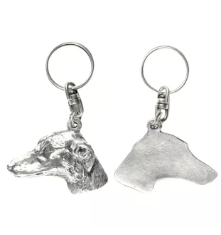 Chart afrykański brelok do kluczy posrebrzany Art-Dog