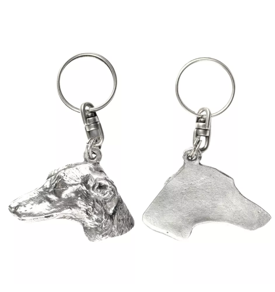 Azawakh - Versilberte Hund Anhänger, Handtasche Dekoration, Rucksack-Anhänger von Art-Dog Marke