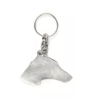 Azawakh - Versilberte Hund Anhänger, Handtasche Dekoration, Rucksack-Anhänger von Art-Dog Marke