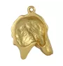 Azawakh, Azawagh II - Porte-clés doré avec chien dans boîte cadeau, décoration de sac à main, accessoire de luxe de la marque Art-Dog