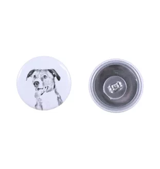 Pinczer austriacki kolczyki z psem mały Art-Dog