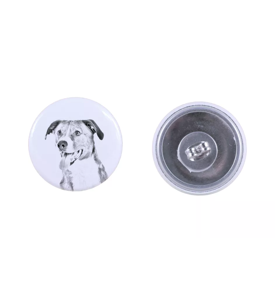 Pinczer austriacki kolczyki z psem mały Art-Dog