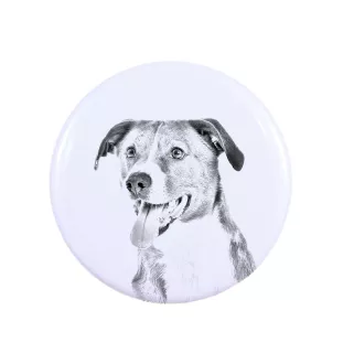 Pinscher autrichien - aimant avec un œil de chien, exceptionnellement léger, aimant puissant, produit fabriqué à la main par la marque Art-Dog