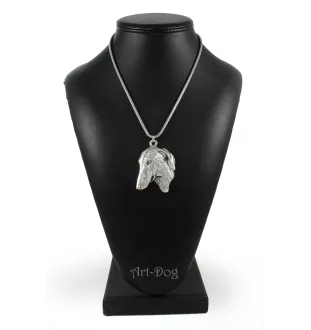 Azawakh II - Hundehalsband, einzigartiger Schmuck für den Hundefan, einzigartiger Kreuzotter-Anhänger der Marke Art-Dog