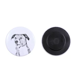 Österreichischer Pinscher Magnet mit einem Hundepfotenabdruck, außergewöhnlich leicht, starker Magnet, handgefertigtes Produkt der Marke Art-Dog
