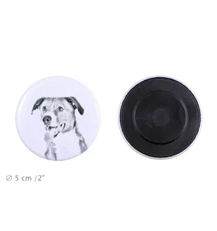 Österreichischer Pinscher Magnet mit einem Hundepfotenabdruck, außergewöhnlich leicht, starker Magnet, handgefertigtes Produkt der Marke Art-Dog