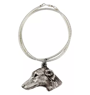 Azawakh - Hundehalsband, einzigartiger Schmuck für den Hundefan, einzigartiger Kreuzotter-Anhänger der Marke Art-Dog