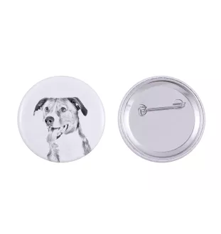Österreichischer Pinscher - Anstecknadel mit Ihrem Hund, fügen Sie Ihr eigenes Foto hinzu, Marke Art-Dog