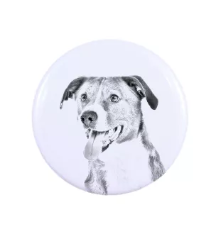 Pinczer austriacki przypinka z psem duża Art-Dog