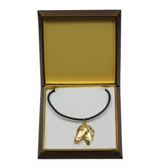 Chart afrykański naszyjnik pozłocony w pudełku Art-Dog