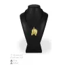 Azawakh, Tuareg Sloughi II - Dog necklace in gift box, gold-plated pendant for dog fan, striking jewellery by Art-Dog