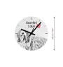 Barbet - horloge murale avec chien, horloge de table avec impression, décoration personnalisée de la maison de la marque Art-Dog