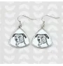Austrian Pinscher, Österreichischer Pinscher - dog earrings, hanging earrings with a picture, personalized jewelry with Art-Dog brand print