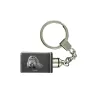 Barbet, French Water Dog - Crystal key ring with dog photo, illuminated key ring, unique gift by Art-Dog brand