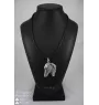 Azawakh, Tuareg Sloughi II - Dog necklace in gift box, silver-plated locket for dog fan, striking pendant by Art-Dog brand