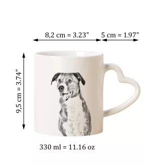 Pinscher autrichien - tasse avec chien, une tasse adorable avec une anse en forme de cœur, un cadeau universel de la marque Art-Dog