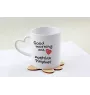 Austrian Pinscher, Österreichischer Pinscher - cup with a dog, adorable cup with a heart-shaped handle, universal gift from the Art-Dog brand