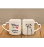 Österreichischer Pinscher - Tasse mit Hund, entzückende Tasse mit herzförmigem Henkel, universelles Geschenk der Marke Art-Dog