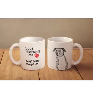 Austrian Pinscher, Österreichischer Pinscher - cup with a dog, cup with a photo, personalized gift from the Art-Dog brand
