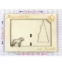 Azawakh, Tuareg Sloughi - Photo frame, engraved wooden frame, a lovely gadget for the dog lover by Art-Dog