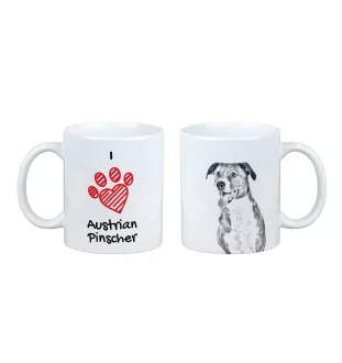 Österreichischer Pinscher - Tasse mit Hund, entzückende Tasse mit Grafik, Geschenk mit Ihrem Foto von der Marke Art-Dog