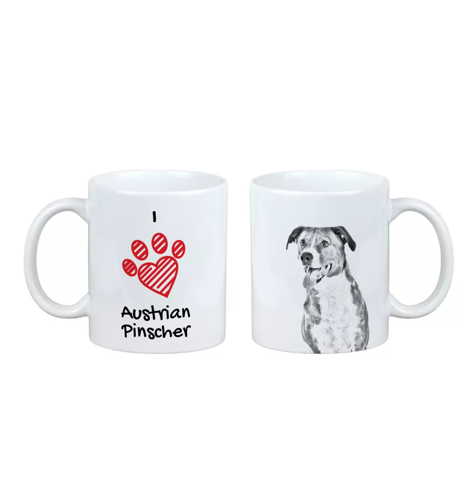 Pinscher autrichien - tasse avec chien, une tasse adorable avec une illustration, un cadeau avec votre photo de la marque Art-Dog