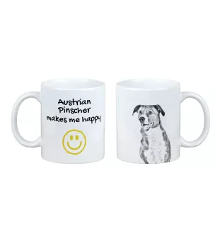 Pinscher autrichien - tasse avec chien, une tasse joyeuse pour les amoureux des chiens, un cadeau personnalisé de la marque Art-Dog