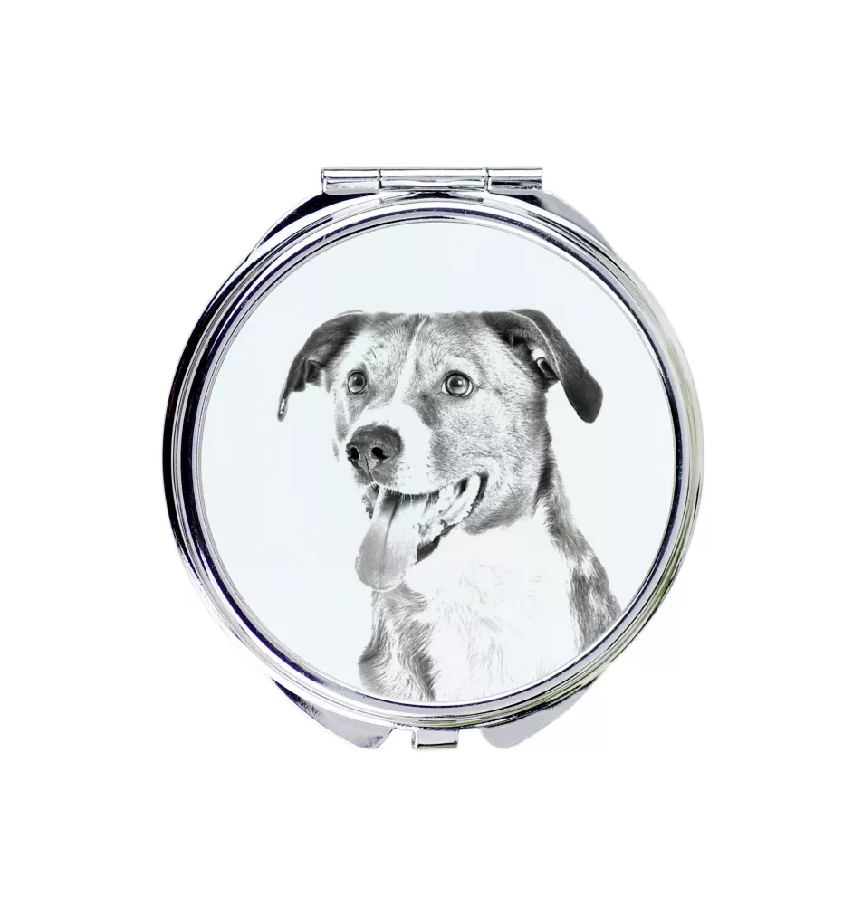Pinscher autrichien - miroir de poche avec chien, miroir personnalisé pour sac à main, miroir compact avec impression de la marque Art-Dog