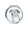 Pinscher autrichien - miroir de poche avec chien, miroir personnalisé pour sac à main, miroir compact avec impression de la marque Art-Dog